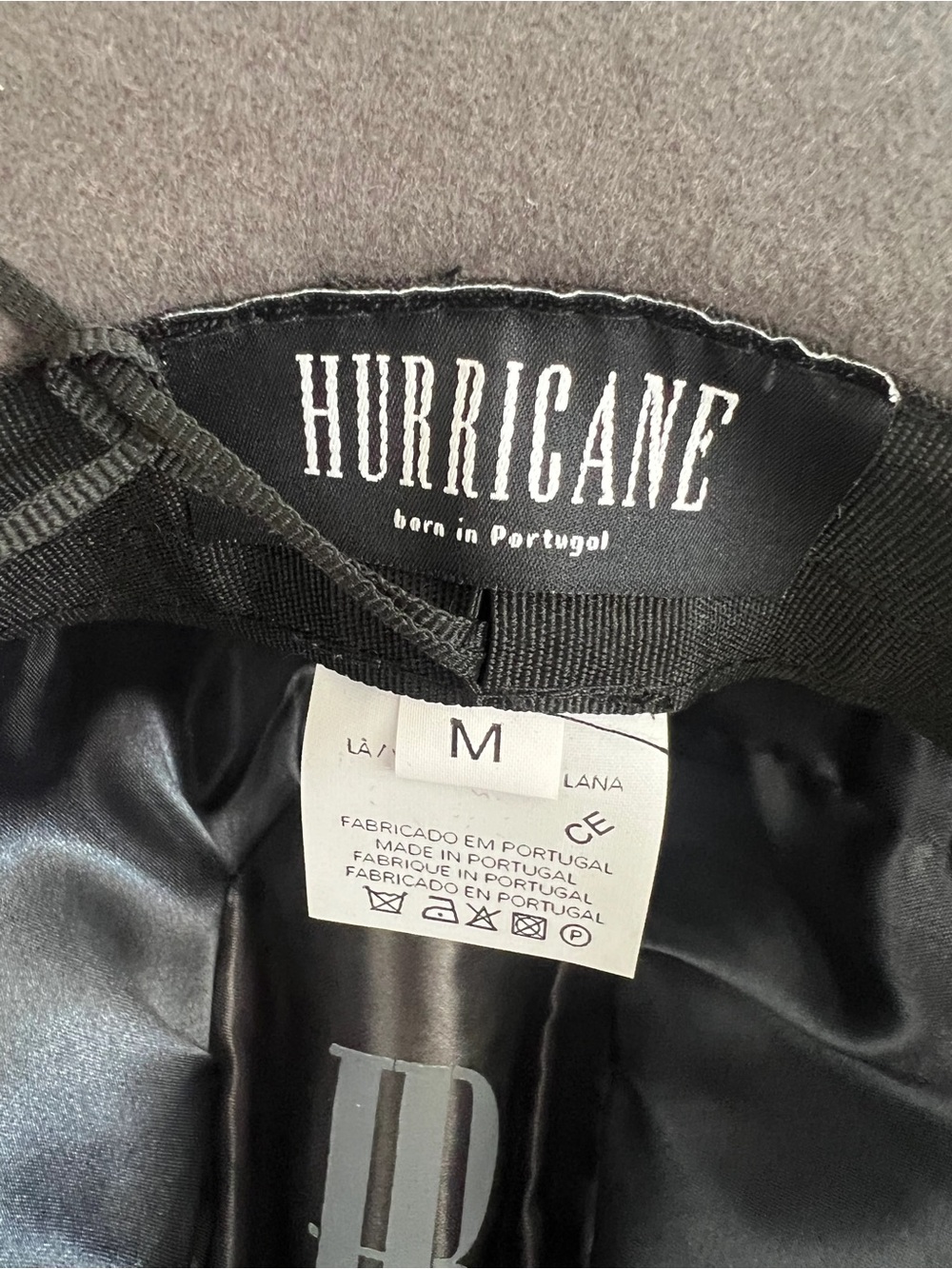 Hurricane “The Harvey” Grey Felt Cowboy Hat Size M - Picture 3 of 5